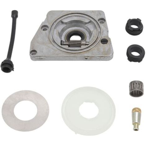Kit D'engrenage à Vis sans Fin, Kit de Rondelle D'engrenage à Vis sans Fin de Pompe à Huile Compatible avec Husqvarna 61 66 266 268 266XP 268XP 272XP (1/4)