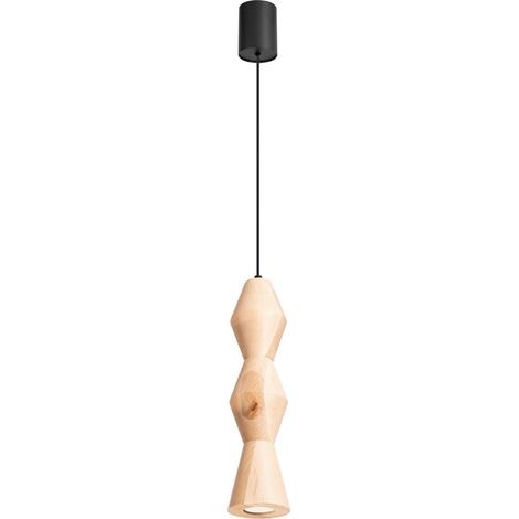 Pendelleuchten Kubbe Naturholz 1xGU10 10cm Sollux (1/5)
