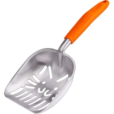 Pelle À Litière - Alliage D'aluminium - Manche 45 Cm - Surface Lisse - Pour Chat - 1 Pièce (1/5)