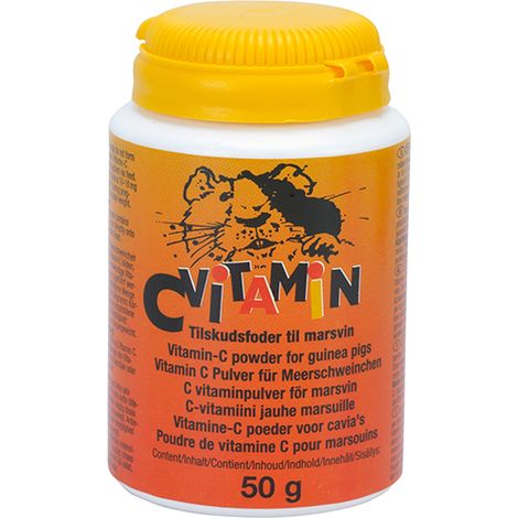 DIAFARM Vitamina C en Polvo para Cobayas y Otros Roedores, 50 gr