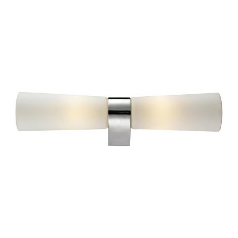 Applique miroir LED SDB Kaja Aqua chromée 2xE14 blanc