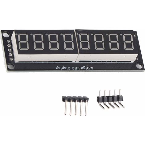 Module d'affichage numérique LED 8 chiffres 7 segments 0,36 pouce TM1637, couleur jaune (1/5)