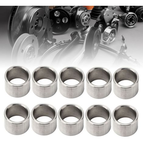 Distanziatori a rondella Ulisem da 10 pezzi, diametro esterno 15 mm, diametro interno 12 mm, acciaio inossidabile, resistenti, per applicazioni industriali e fai da te (3515-0015-0120) (1/4)