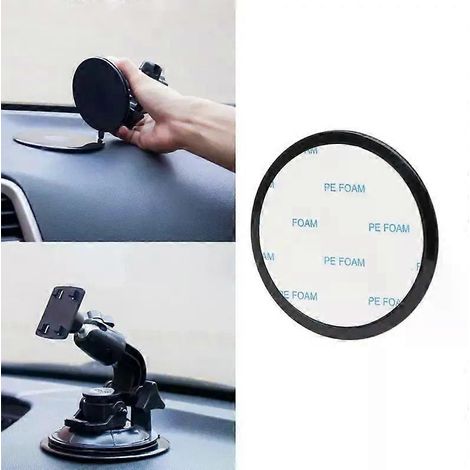 Saugnapfhalterung mit Klebescheibe für Auto-Armaturenbrett, geeignet für Handy-, Tablet- und GPS-Ständer (D7YA-JXLGV) (1/4)