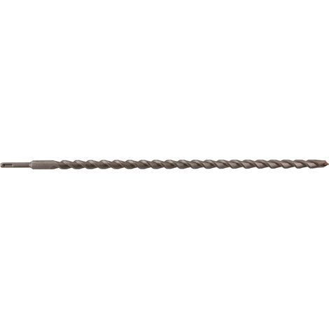 wolfcraft I Betonbohrer I 7893010 IHM-bestückt, SDS-plus, Ø 20 mm, Bohrerlänge 600 mm, für Bohrungen in Beton, Naturstein, Kunststein I Hammerschlagbohrer
