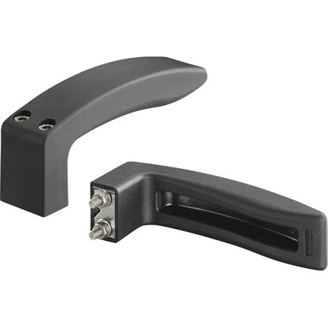 [NEUWERTIG] B-Ware Universalgriff Griff Rohde Kunststoff Schwarz Polyamid Kw 30 3 St 128x20x48 Mm