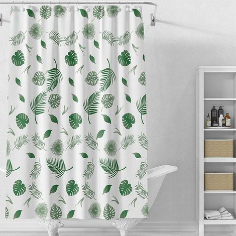 Rideau de douche, Ecran de douche, Rideau de douche, Parois de douche, Anti-bactérien lavable, 200CM (1/5)