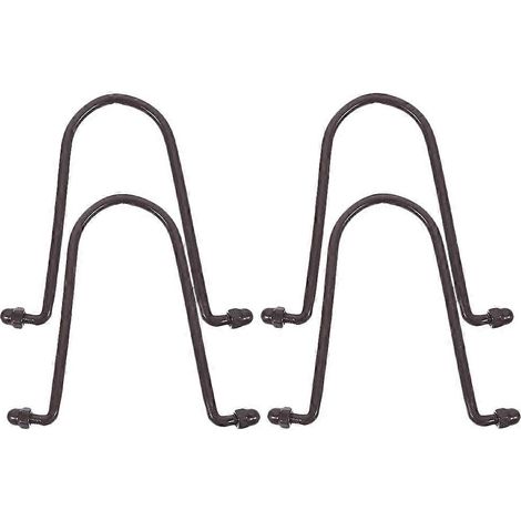 Lot de 4 crochets métalliques pour chaîne de pluie, adaptateurs et supports pour chaîne de pluie de jardin. (1/5)