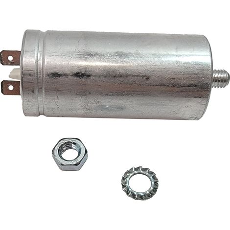 Ersatzteil - Kondensator 8.5 µF 400 V -  - SIEMENS, BOSCH, ARISTON HOTPOINT, INDESIT, NEFF, LG, GAGGENAU, VIVA, CONSTRUCTA, WHIRLPOOL, BAUKNECHT, BALAY