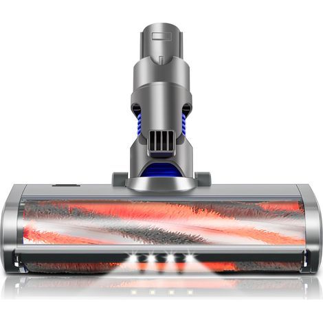 Kompatible Bürste für Dyson V6 DC58 DC59 DC61 DC62. Motorisierte Walze geeignet für Parkett, Fliesen, Hartböden und integriertes Licht.