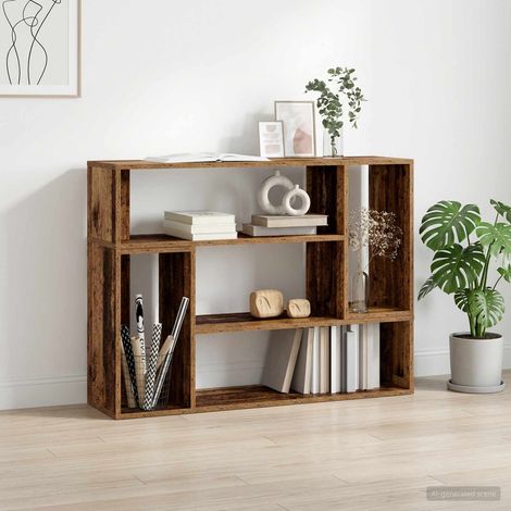 vidaXL Mueble de TV 100 x 30 x 50 cm Madera envejecida (1/5)