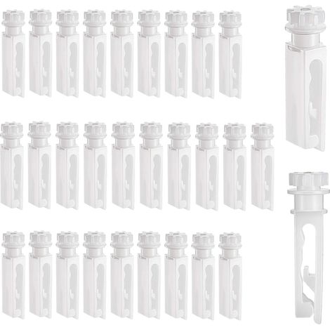 30 Tiges blanches de rechange pour store vertical Tiges de store vertical Accessoires de rideau (1/5)