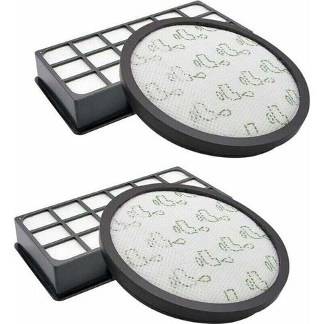 Filtres de remplacement pour aspirateur Rowenta RO7611 RO7634 RO7623, 2 ensembles. Assurent une filtration performante et une longue durée de vie.