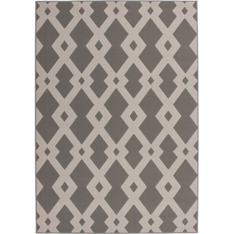 Tappeto moderno Stella 100 Taupe a pelo corto 80x150 cm (1/4)