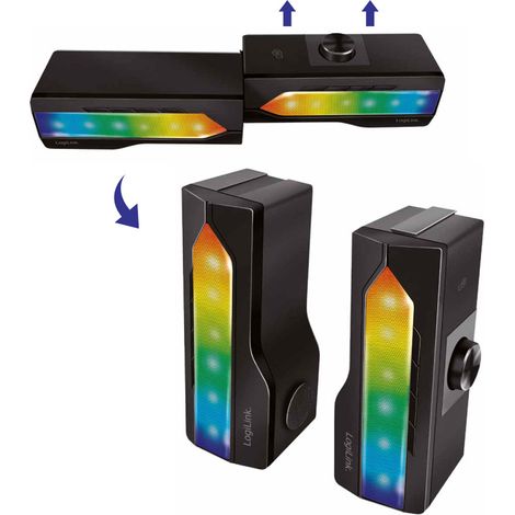 Barra sonora - LOGILINK - Mobile - Bluetooth 5.0 - Illuminazione RGB - Pannello touch (1/5)