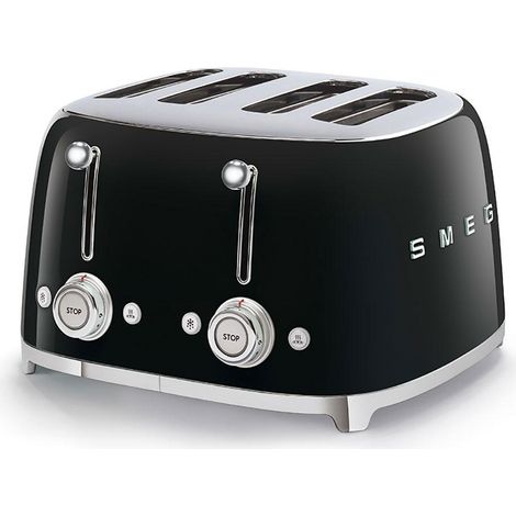 Smeg TSF03BLEU Toaster 6 4 Scheibe(n) 2000 W Schwarz