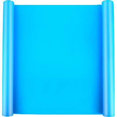 Tapis en silicone bleu de 59,4 x 39,6 cm pour travaux manuels, moules en résine, tapis de pâte à modeler, pour résine, argile, peinture, arts et artisanat, 1 mm d'épaisseur (1/5)