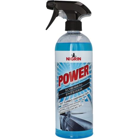 Nigrin Scheibenenteiser Power mit Turbo-Defroster 750ml Auto winterfest machen