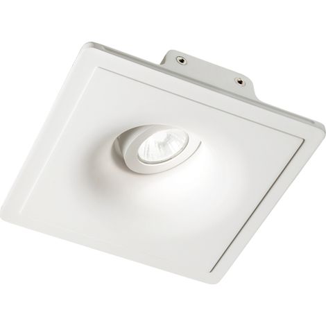 Lampada Da Incasso Moderna Zephyr Gesso Bianco 1 Luce Gu10 D20 (1/3)