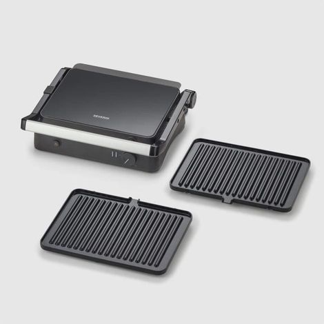 Severin SEVINI Lite KG 2398 Grill eléctrico negro inox (1/5)