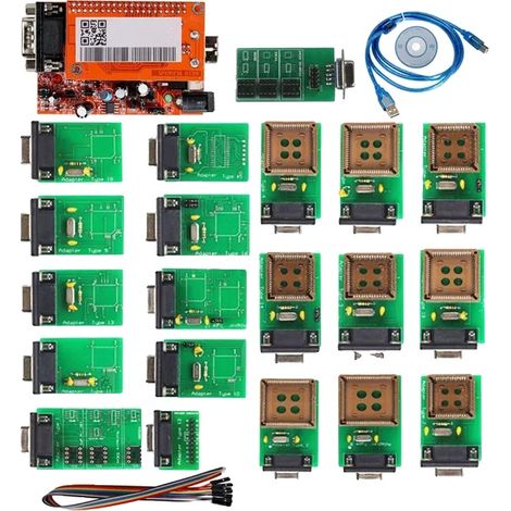 Outil de diagnostic, programmation d'ECU, ensemble complet d'adaptateurs, Ensemble complet UPA (1/2)