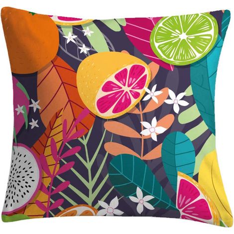Cojín para exteriores de tela Holidays multicolor 45x45cm - Stof