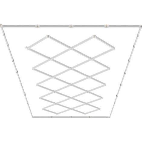 Lampes de Garage LED, 14 Carrés, Plafonnier d'Atelier Blanc Froid, 88000 lm, 6500 K, Éclairage de Garage à Faire Soi-même Super Lumineux pour Sous-sol, Entrepôt, Atelier de Beauté Automobile (1/4)