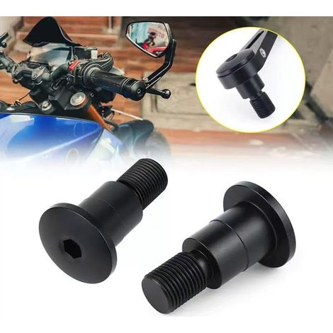 Motorcycle parts: 22mm universal handlebar end, handlebar mirror end, handlebar grip ends on both sides.