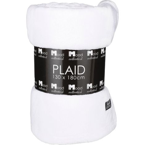 In The Mood Collection Plaid Blanc cassé H1xl130xL180cm (1/4)