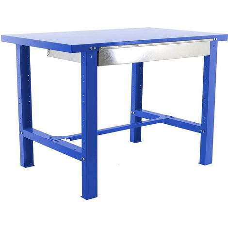 Simonrack BT6 Box Blau Robuster Metallarbeitsplatz