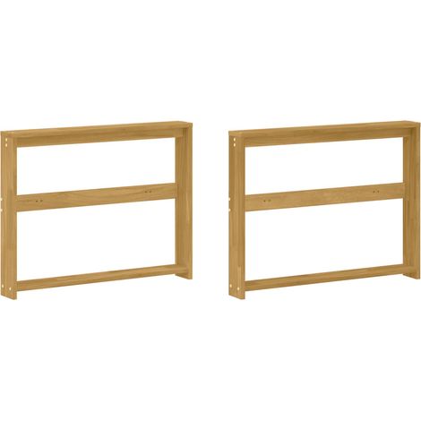 Módulo de Apoyabrazos 2 pcs Blanco 78,5 x 10 x 61 cm vidaXL (1/5)