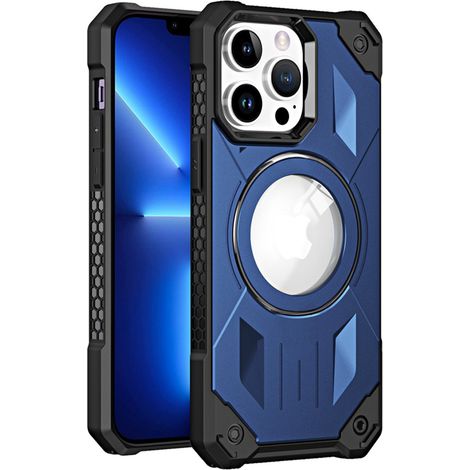 Funda MagSafe resistente para iPhone 14 Pro Max, azul marino (1/5)