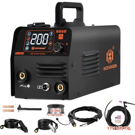 Machine à souder, Fonctionnalité MIG/TIG/MMA, Design portable, Avec 17V-a (1/2)