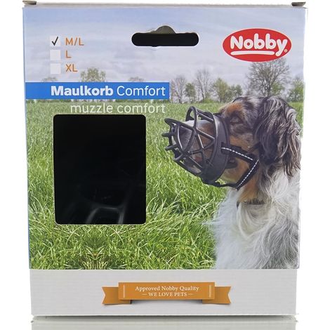Nobby® Maulkorb Comfort M-L Umfang 34 cm Länge10 cm (1/5)
