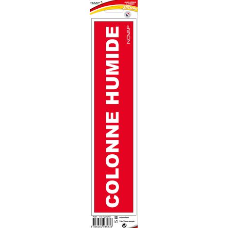 Panneau Colonne humide - Vinyle adhésif 330x75mm - 4035833