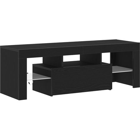 Meuble TV,Banc TV,Armoire TV Noir 120 x 35 x 40 cm Bois d'ingénierie CFW912564 (1/5)