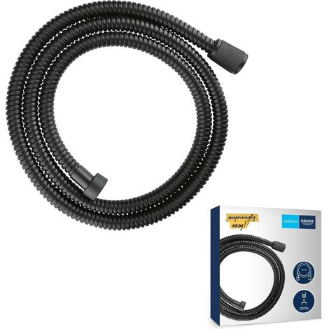 1 - Flexible De Douche - Tuyau Métallique - Anti-Pliures - Finition Brillante Chromée - Raccord Fileté Universel 1/2&34 - Pour Salle De Bains - Chromé - 150x1,5cm (1/5)