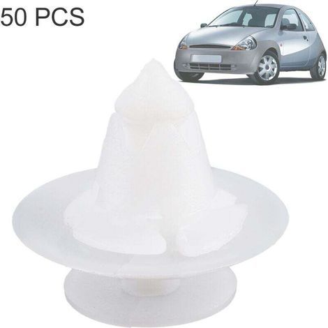 50 pezzi di clip di fissaggio per paraurti, fibbia di fissaggio per paraurti per Ford KA RB 1038008 (1/4)