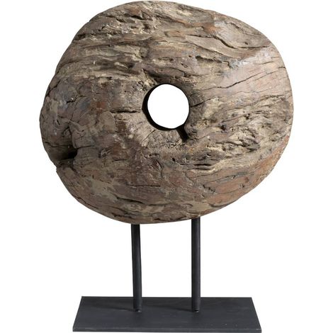 Sculpture en bois et métal Fannie