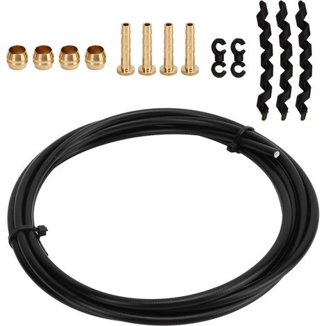 Tuyau d'huile de frein de vélo X CANSUN pour freins à disque hydrauliques de VTT, noir, référence BH59T (1/5)