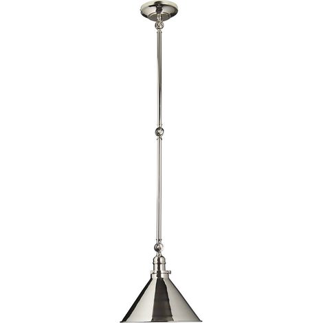 Elstead Provence - 1 Licht Innenwand- / Deckenleuchte Nickel poliert, E27 (1/5)