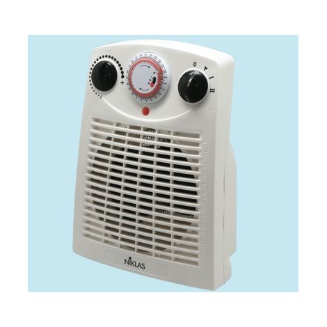TERMOVENTILATORE NIKLAS TIMER 2000 WATT 22X14XH28 CM (1/3)