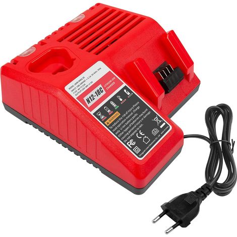 Chargeur pour batterie M12 et M18, chargeur de remplacement à double port pour M12B 48-11-2420 48-11-2402 et batterie 18 V (1/5)