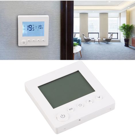 Thermostat de chauffage électrique intelligent modèle 86, thermostat à boutons LCD, thermostat à affichage numérique, 95-240 V (1/5)