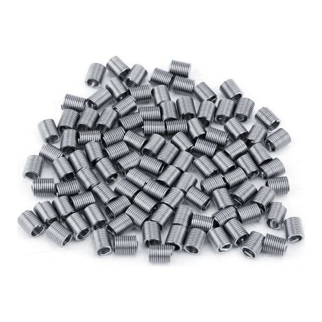 100 inserts filetés hélicoïdaux en fil enroulé M4 en acier inoxydable SS304 (M40,72,5 D) (1/5)