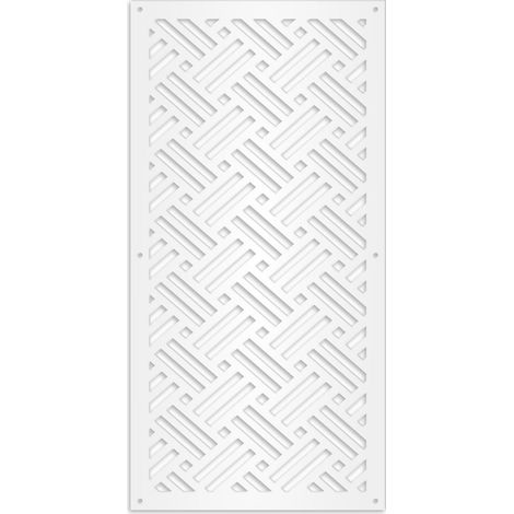 FILOTTO - Pannello in PVC traforato - Parasole - Misura: 50x150 cm - Colore: bianco (1/4)