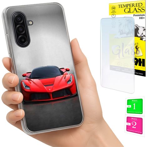 Custodia per Samsung Galaxy A17 5G, cover fotografica, cover posteriore + vetro 9H (1/5)