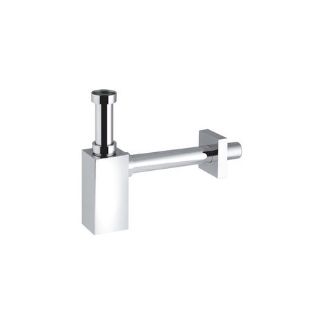 SIFONE PIQUADRATO PER LAVABO ABS- 1 1/4 - 32x250 mm- BONOM- pezzi 1