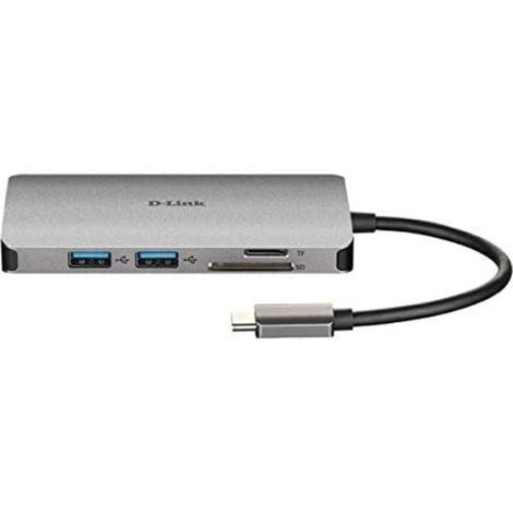 D-Link DUB-M810 replicatore di porte e docking station per laptop Cablato USB 3.2 Gen 1 (3.1 Gen 1) Type-C Alluminio (1/5)