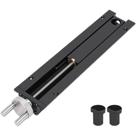 Pair - Étau de queue d'établi, course de 0 à 110mm, fixation inertielle d'extrémité de Table pour le travail du bois avec 2 bouchons à Tenon (1/5)